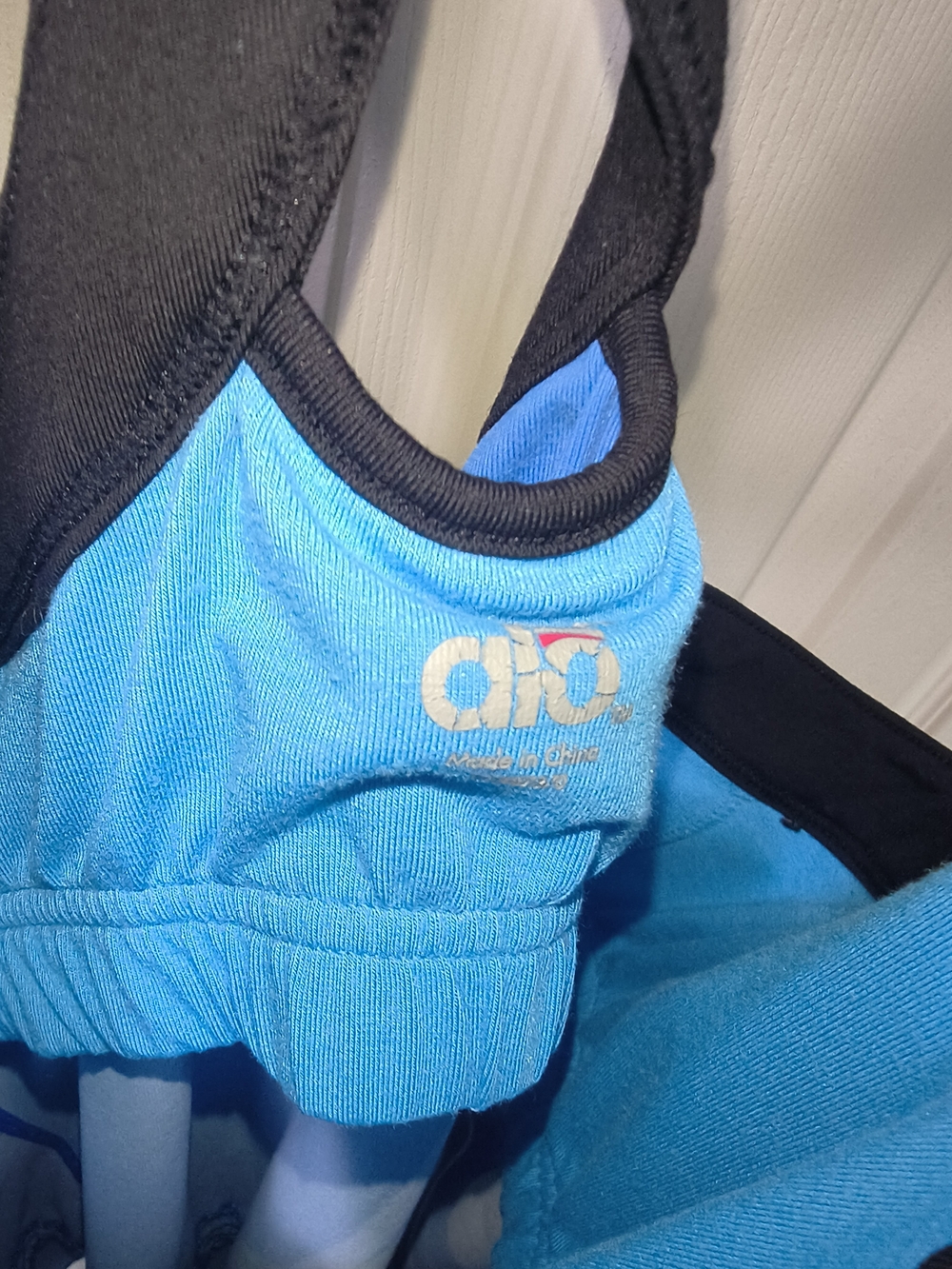 ALO Yoga Blue and Black Tank Top